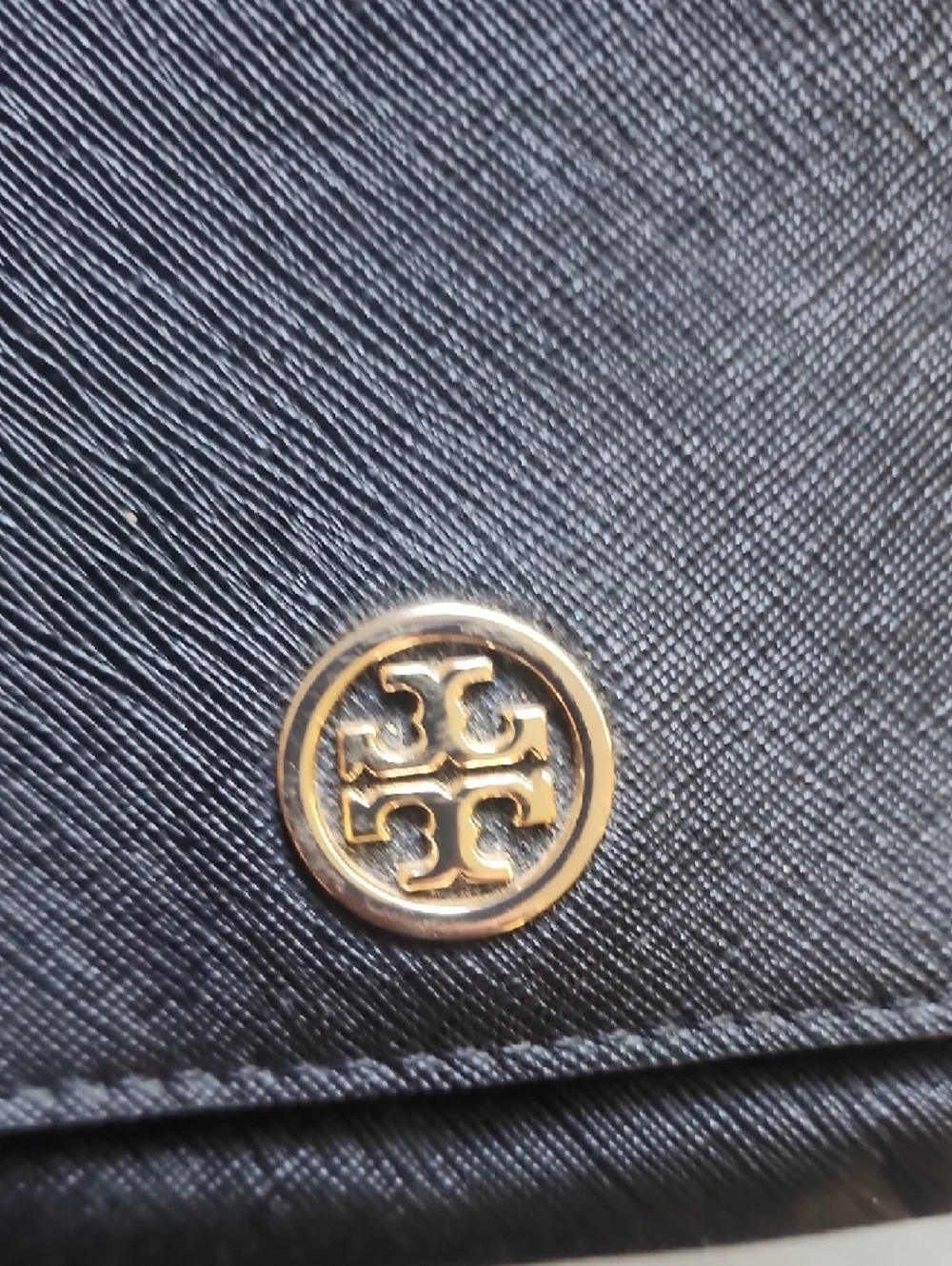 Tory Burch Black Leather Chain Shoulder Bag Gold Hardware Crossbody Convertible